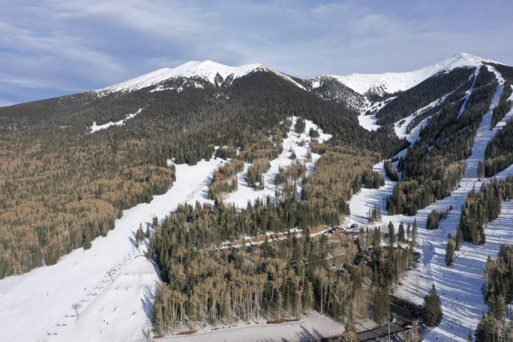 Arizona Snowbowl located on the San Francisco Peaks