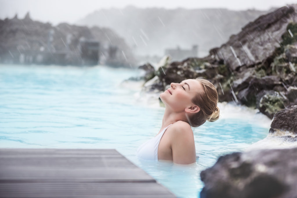 Blue Lagoon is a geothermal spa in southwestern Iceland, is located in a lava field near Grindavk on the Reykjanes Peninsula