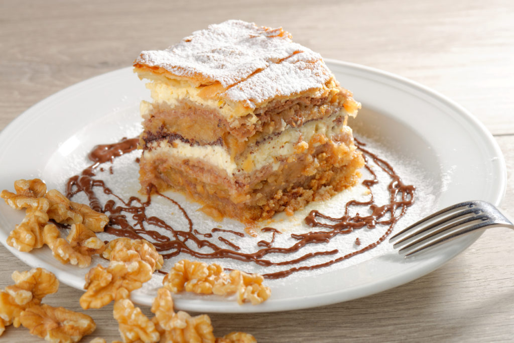 Gibanica - traditional Slovenian cake pie