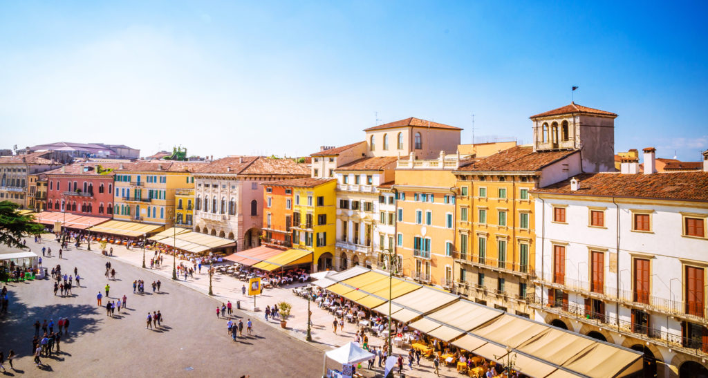 Beautiful old streets of Verona