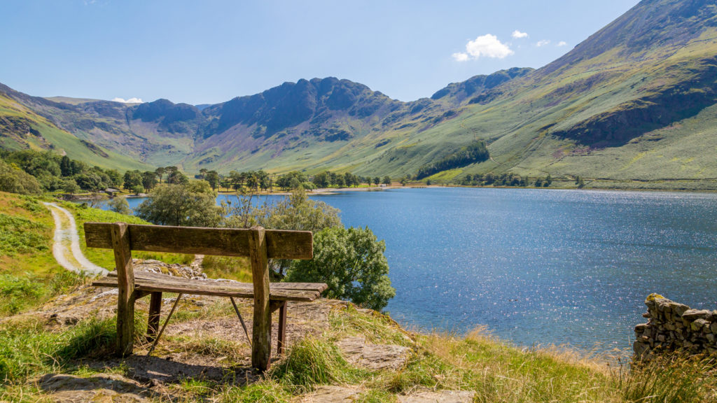 Bench overlooking Buttermere