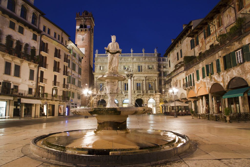 Fountain on Piazza Erbe