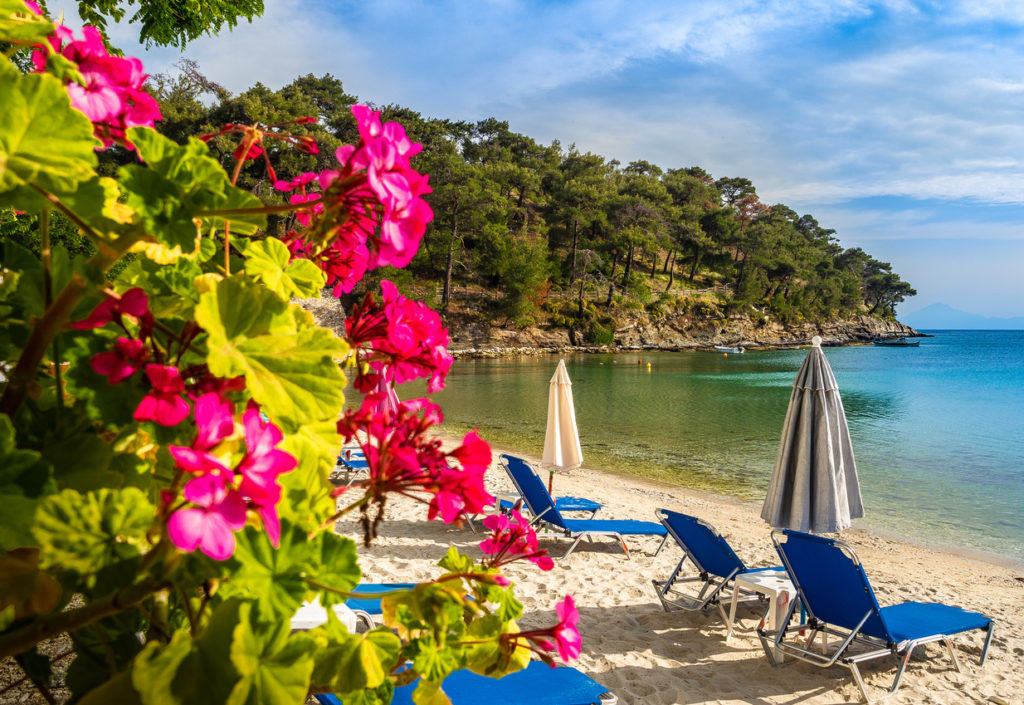 Aliki beach at Thassos