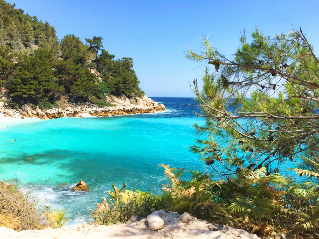 Beach view in Thassos