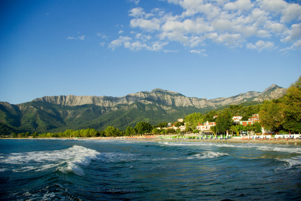 Skala Panagia, Golden beach, Thassos Island