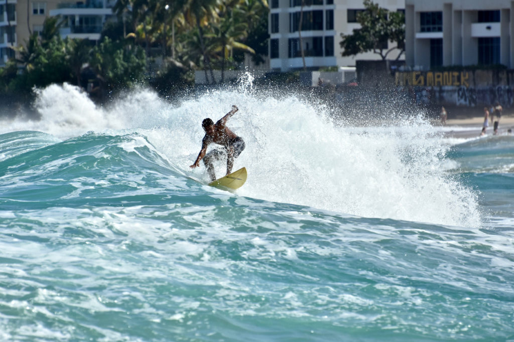 Candado Beach, San Juan in Puerto Rico