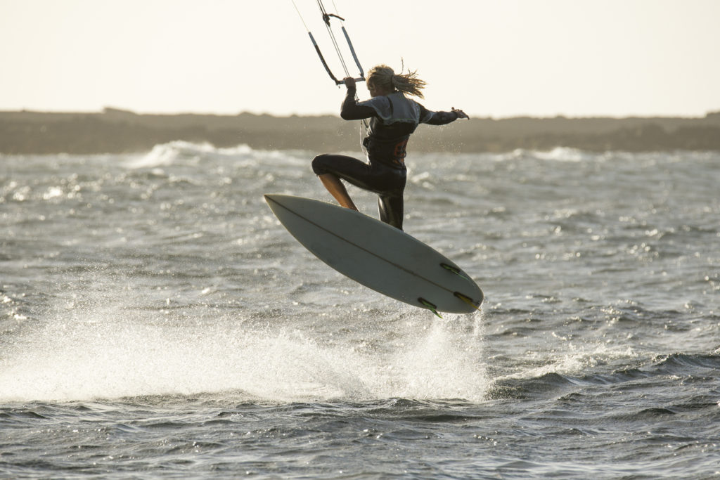 Kite Surfer at Majanicho