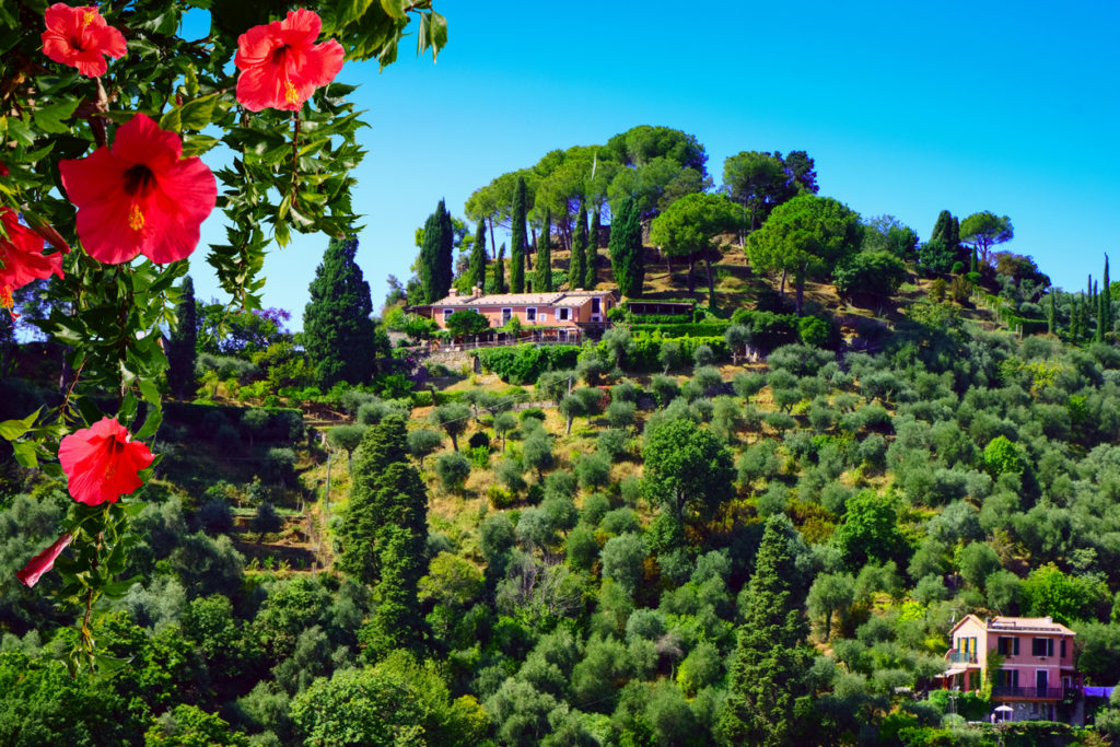 Beautiful italian countryside landscape