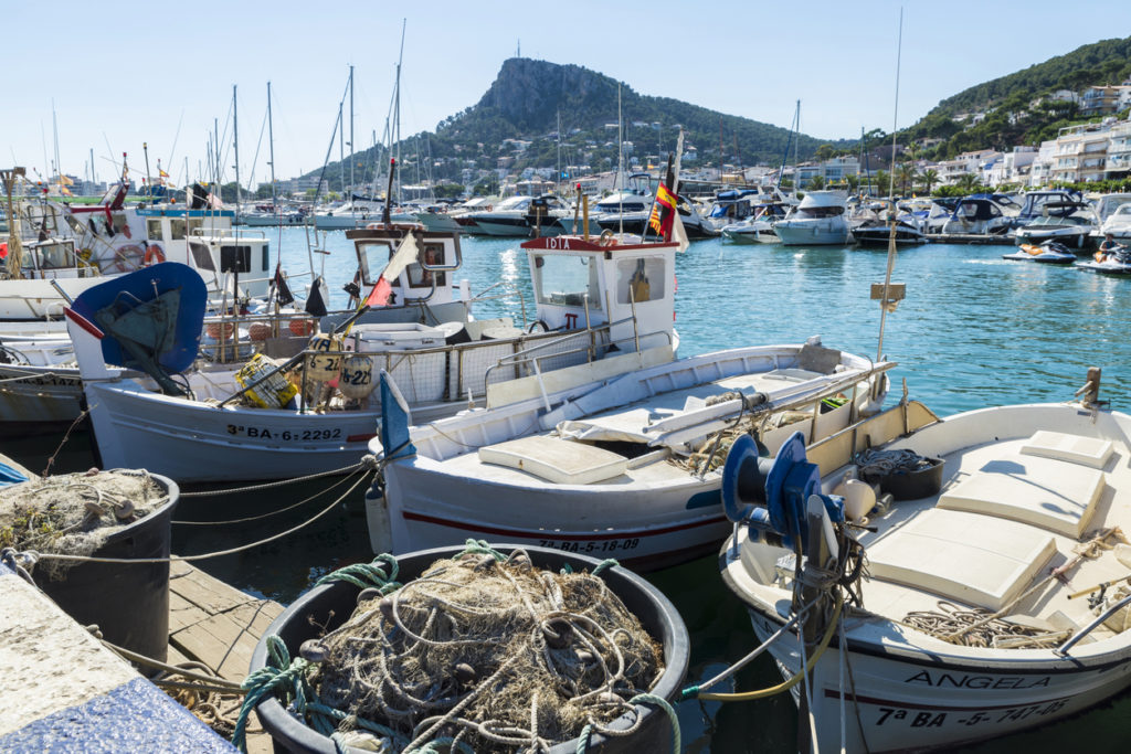 Fishing port and recreational boats in Estartit