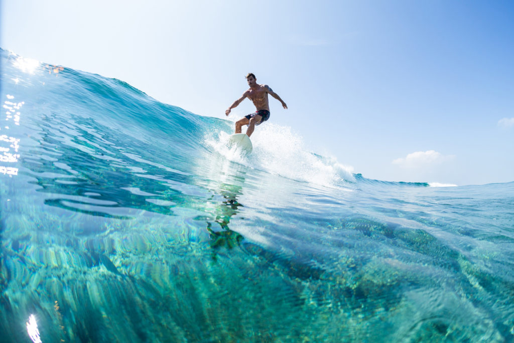 Perfect Glassy Surf in the Maldives