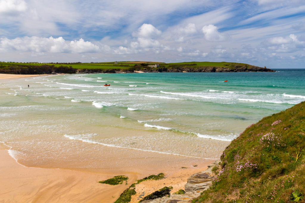 Harlyn Bay in Cornwall