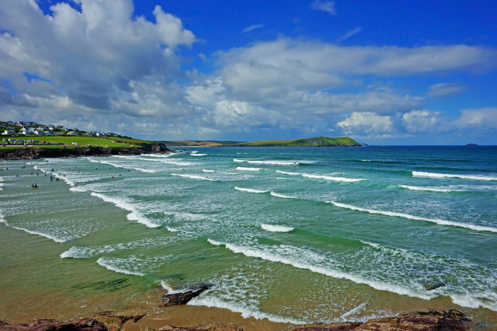 Polzeath in Cornwall