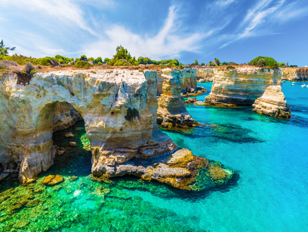 Stacks of Torre Sant Andrea