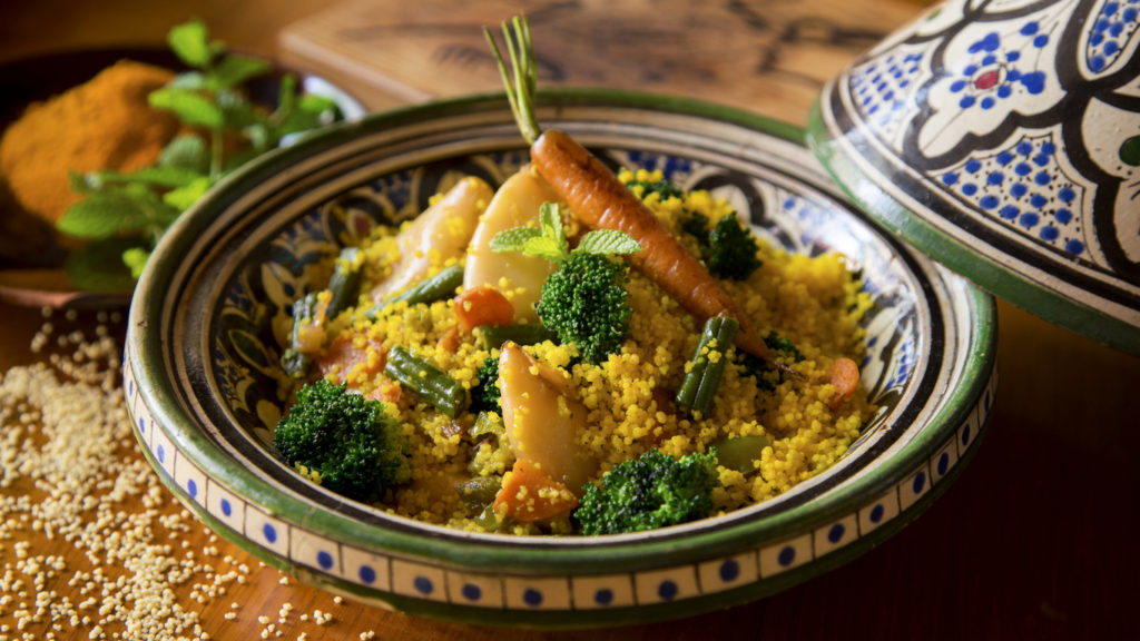 Tagine Couscous with Calamari