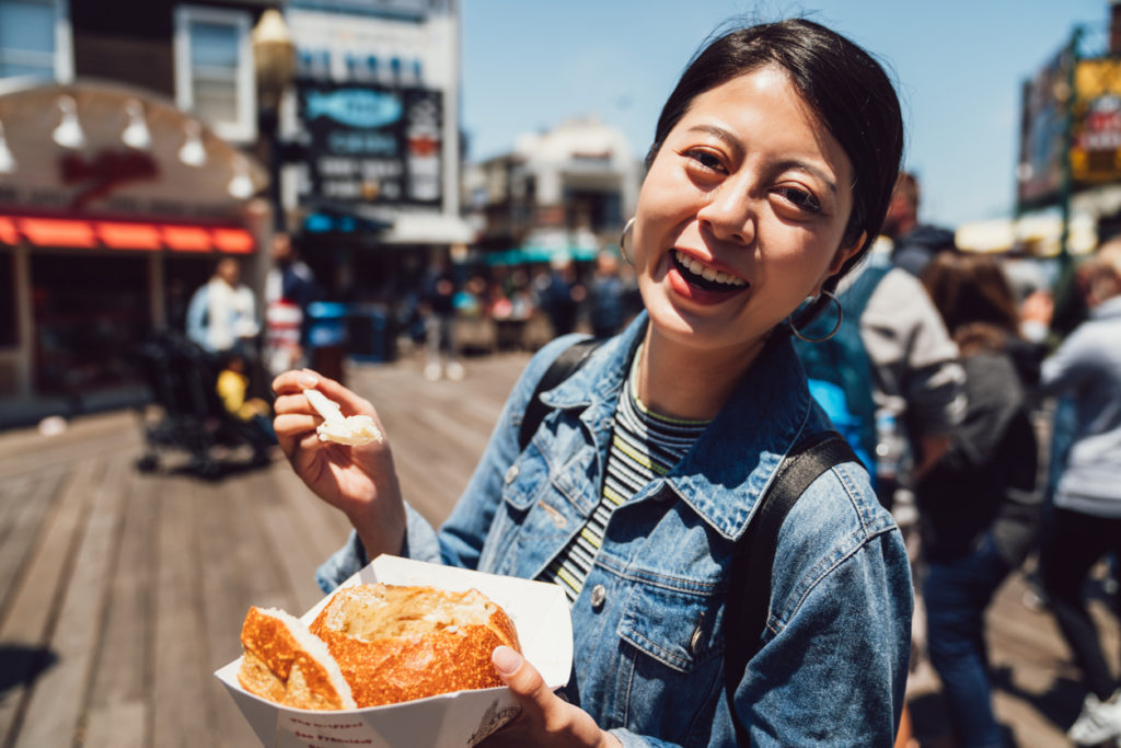 Delicious local street in San Francisco