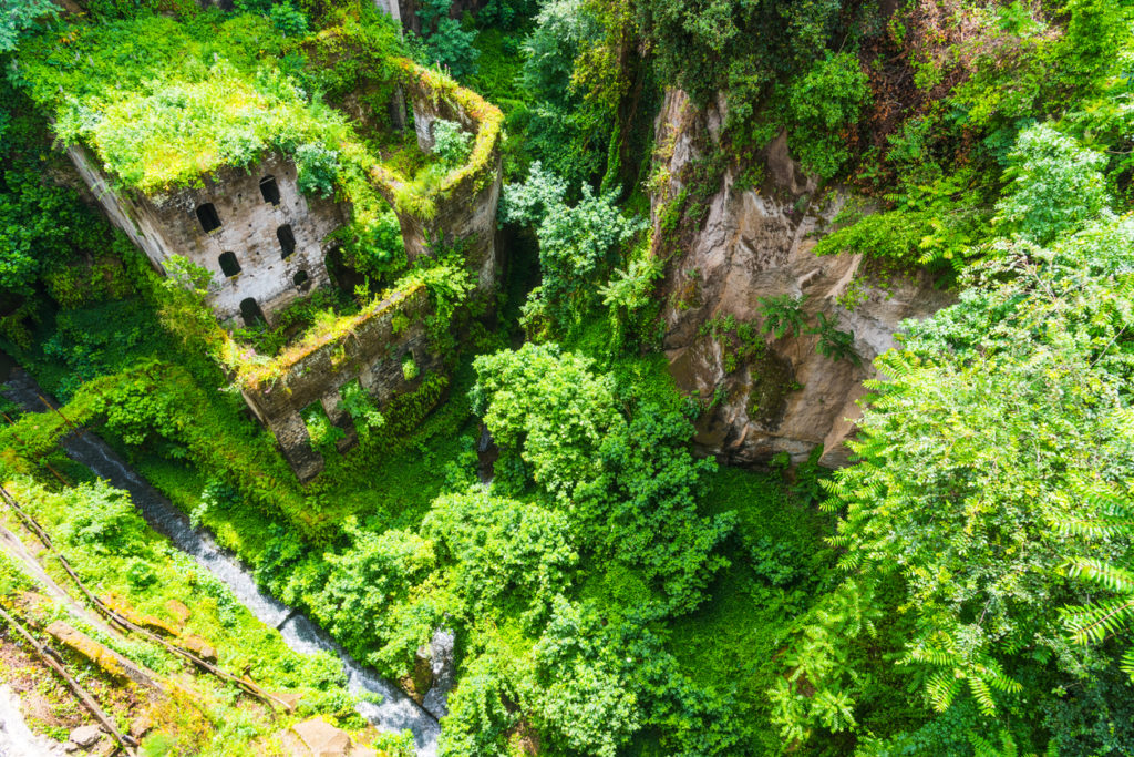 Famous Vallone dei Mulini in Sorrento