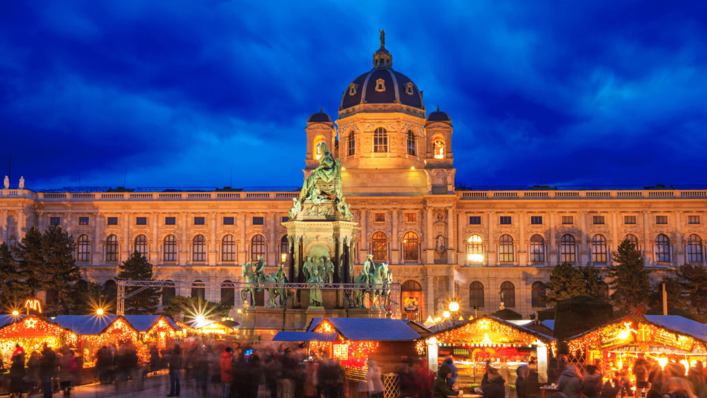 Christmas Village at Maria-Theresien-Platz