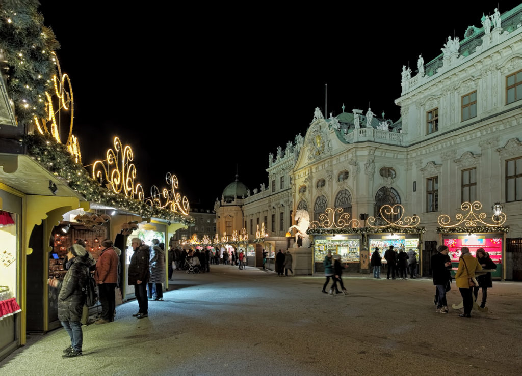 Christmas Village at the Belvedere Palace
