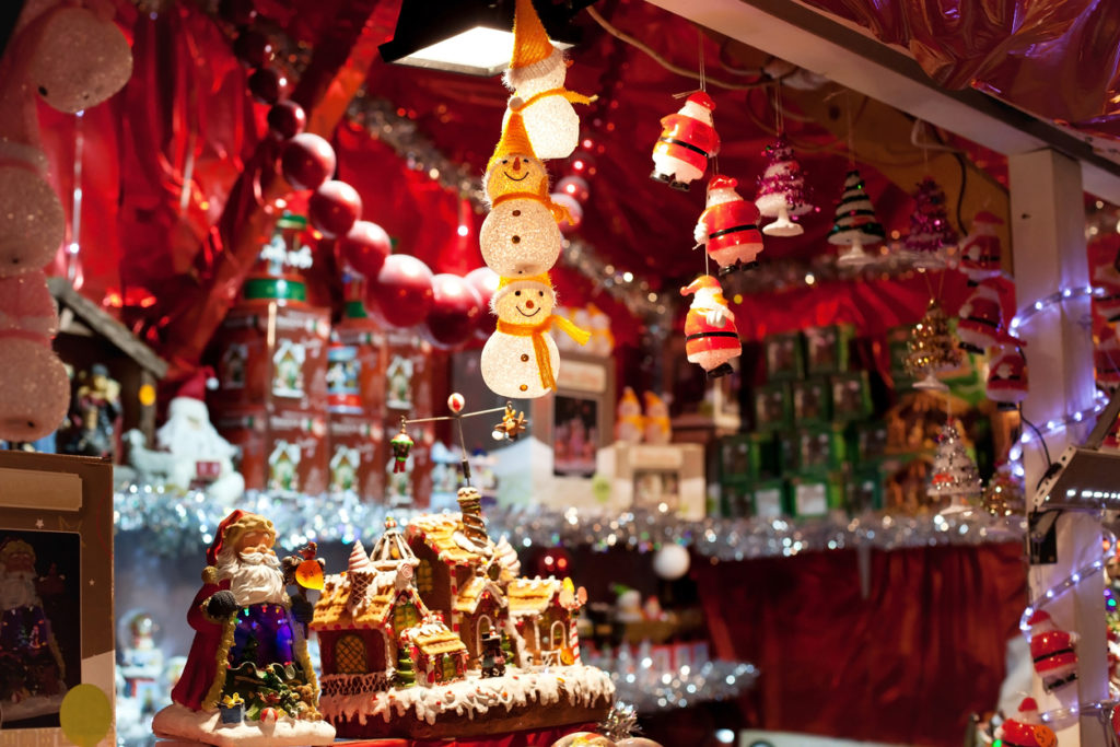 Christmas market stool