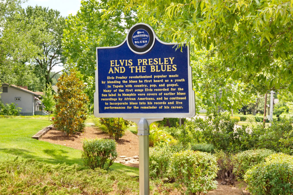 Elvis Presley Blues Trail Marker, Tupelo
