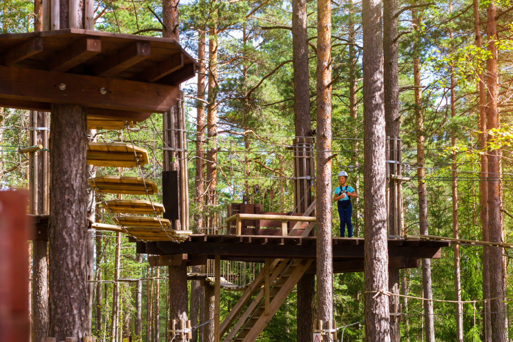 Extreme rope fun for the family in Estonia