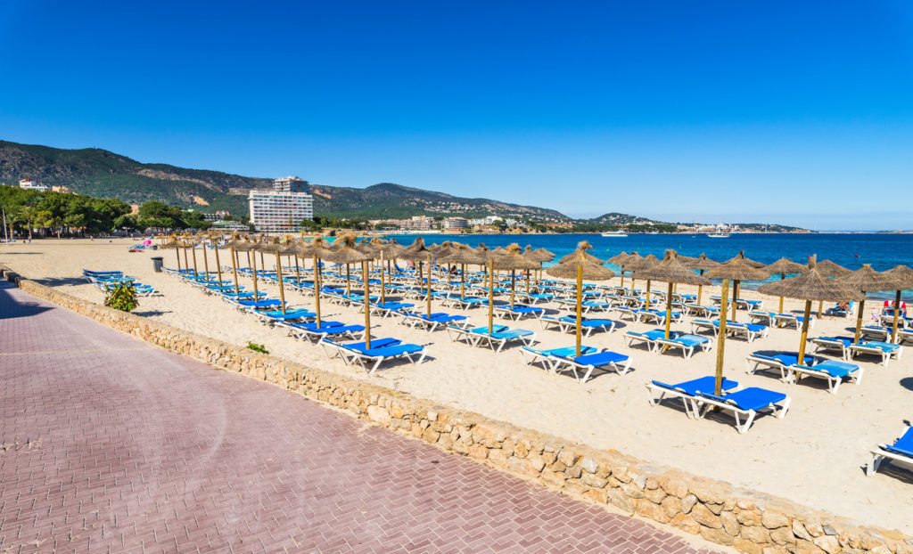 The Beach in Palma Nova