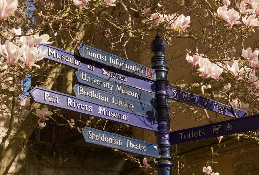 Oxford signpost