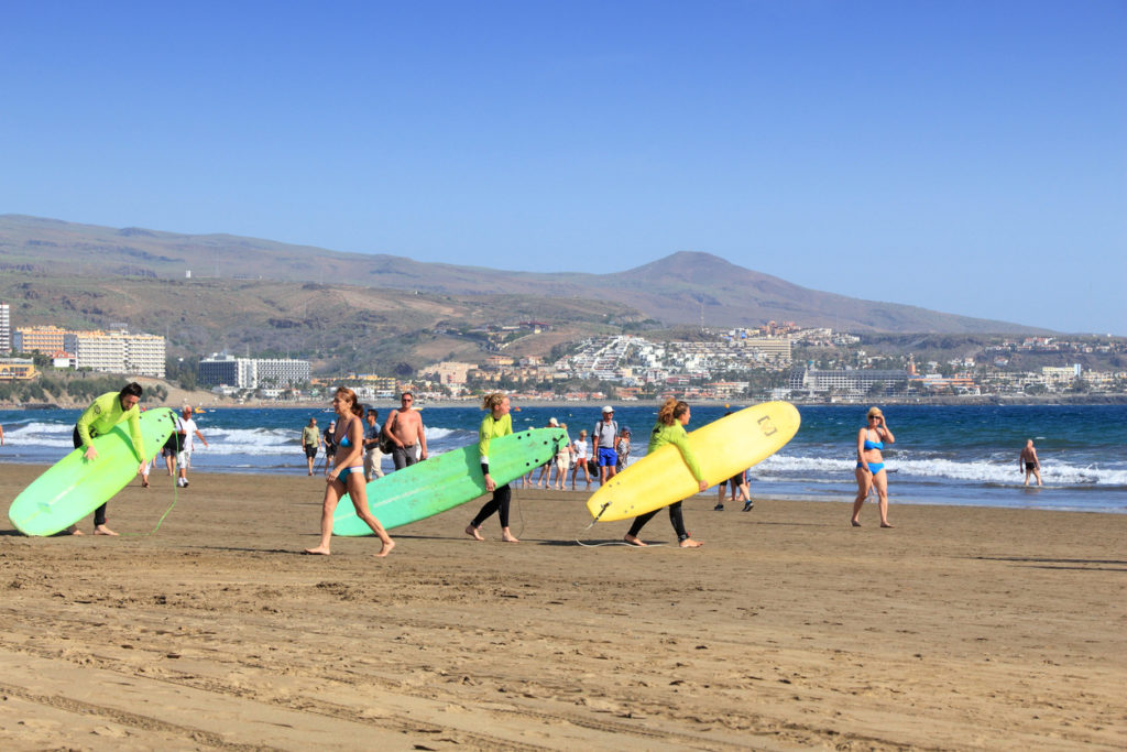 Surf School in Maspalomas, Gran Canaria