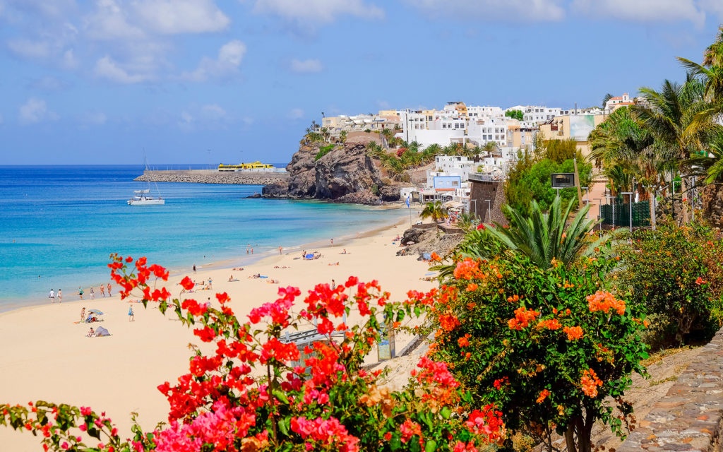 Beach in Morro Jable, Fuerteventura