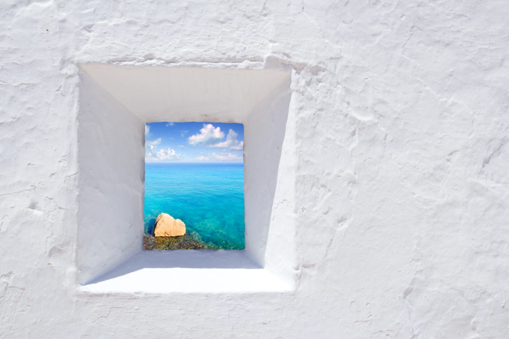 Formentera beach view