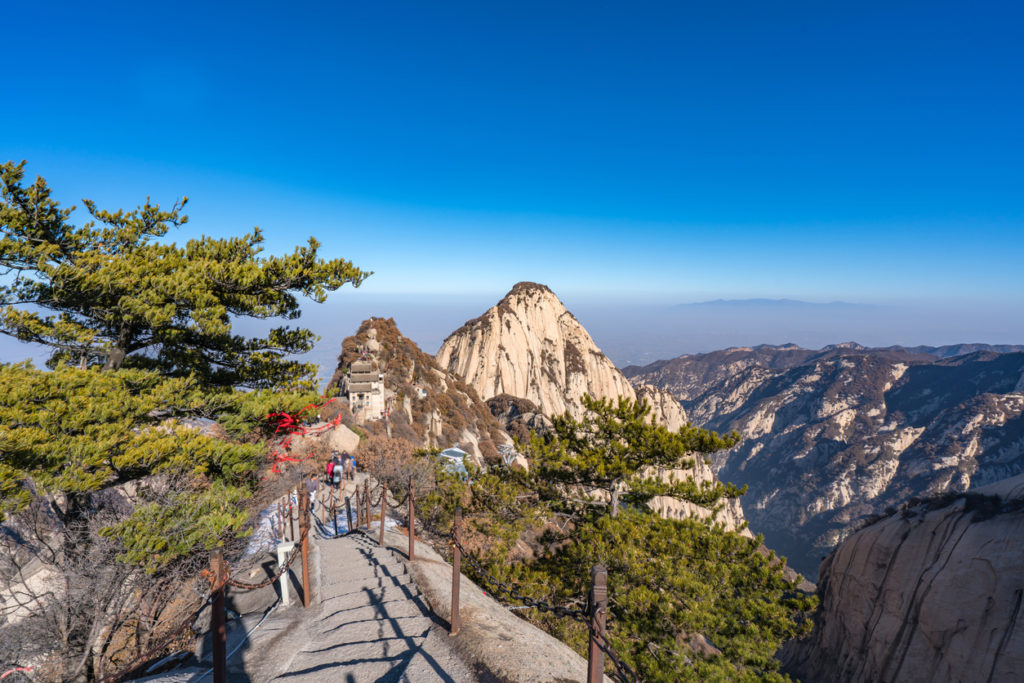 Huashan mountain in China