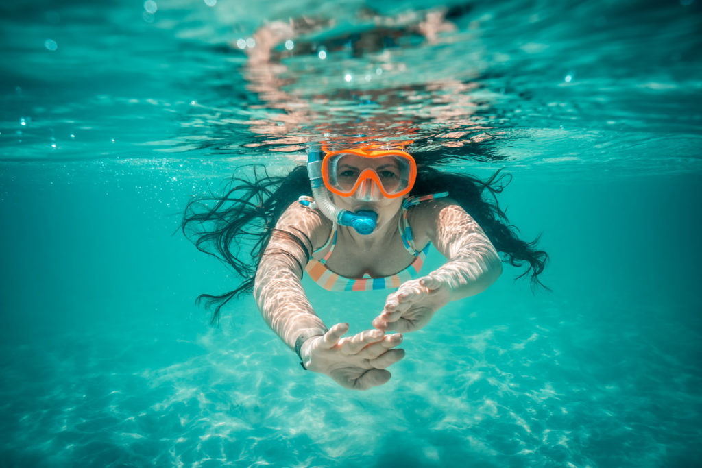 Boracay offers great swimming in clear ocean