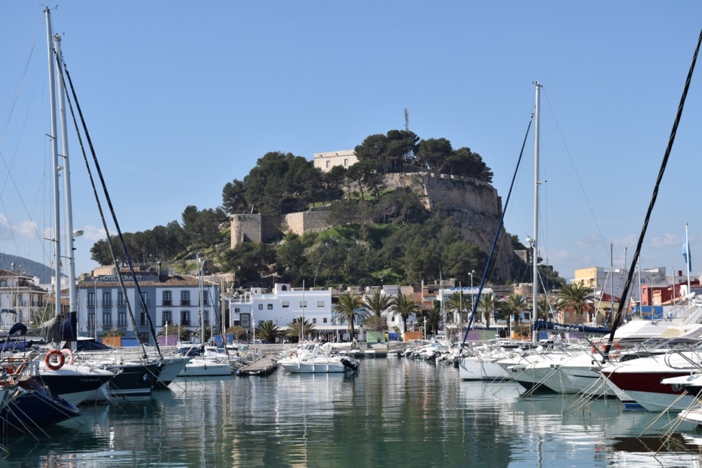 Denia Castle overlooking the marina