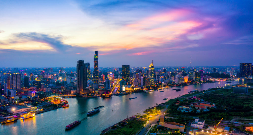 Ho Chi Minh City skyline