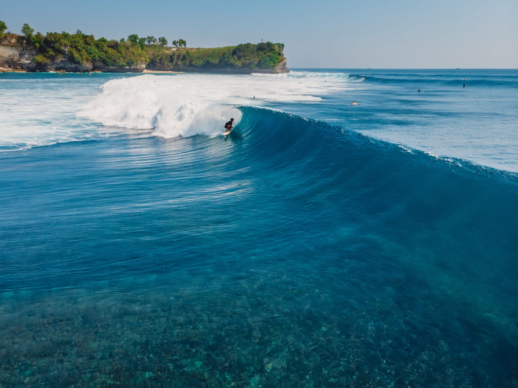 Surfing Balangan Beach, Bali
