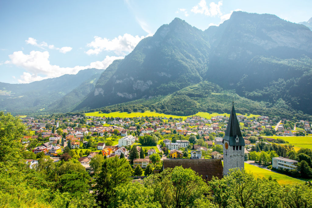 Balzers village, Liechtenstein