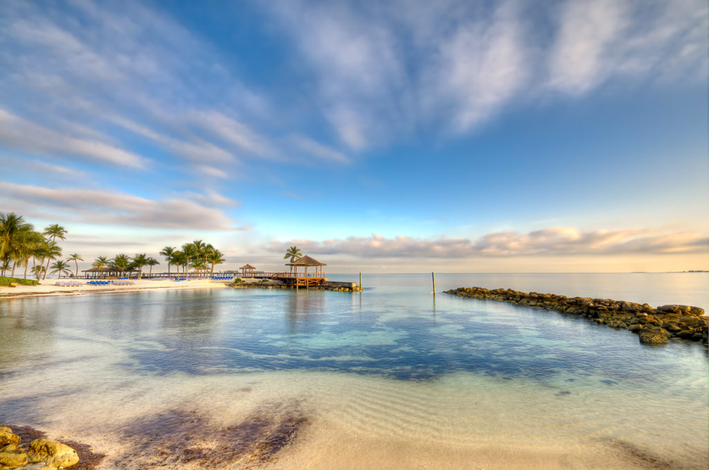 Beach in Nassau, Bahamas