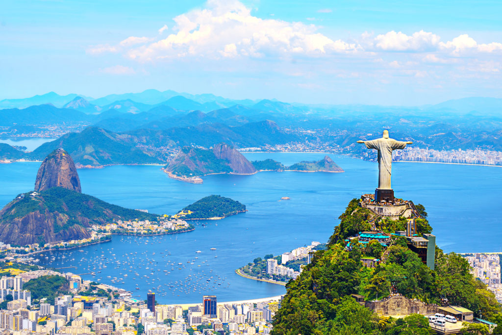 Rio de Janerio with Christ Redeemer, Brazil.