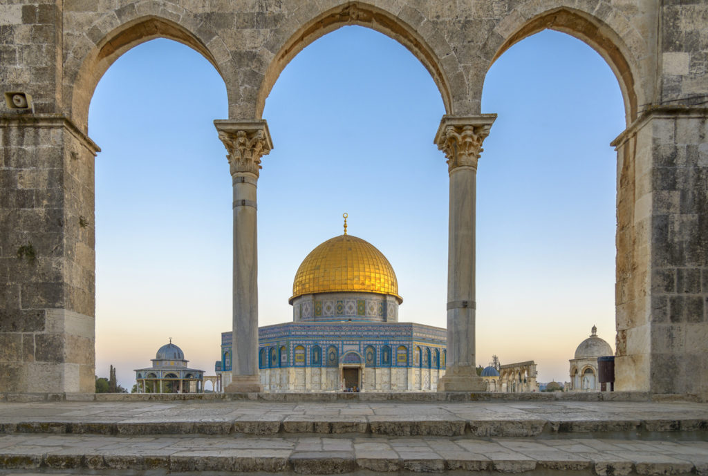 The Dome of the Rock, Jerusalem.