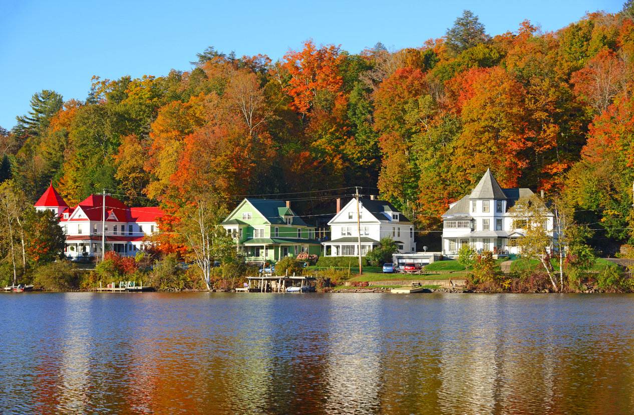 Autumn in Adironadacks, Upstate New York.