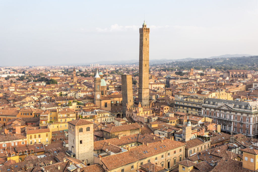 Bologna, capital city of the Emilia-Romagna Region, Northern Italy.