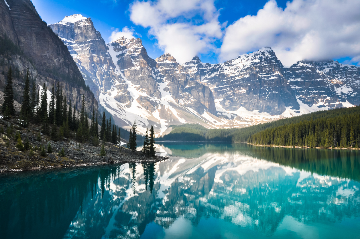 Moraine Lake, Canadian Rockies.