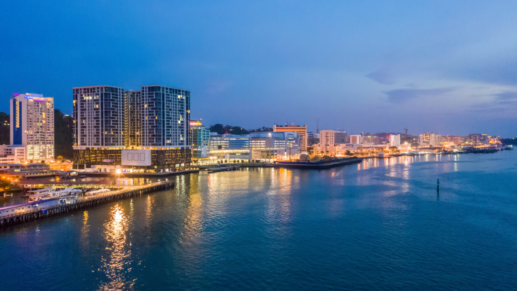 View of Kota Kinabalu city