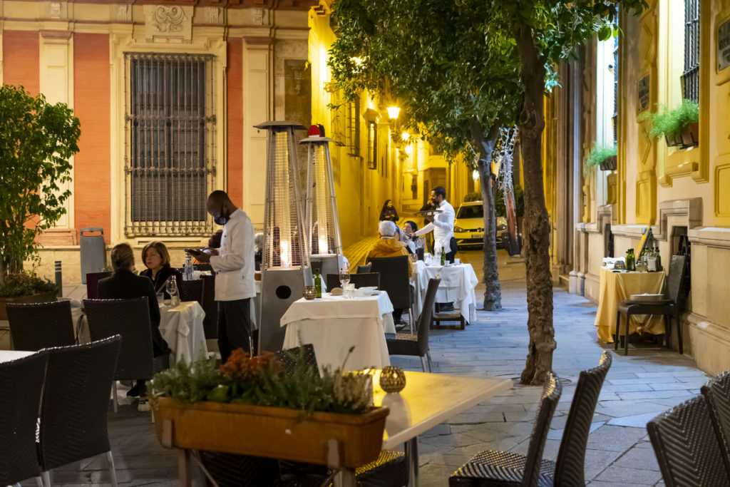 Barrio Santa Cruz district of Seville,