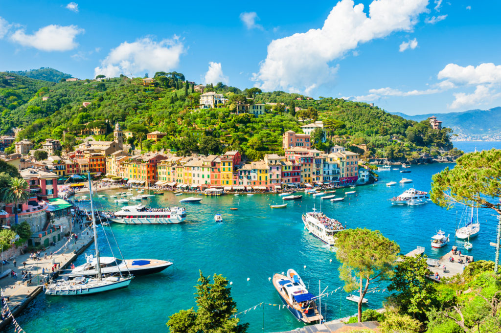 Beautiful view of Portofino