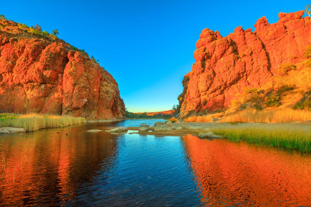 Glen Helen Gorge in West MacDonnell Ranges