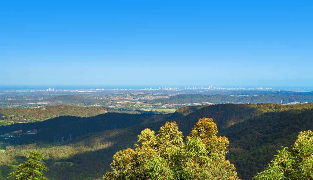 Gold Coast Skyline from the Top of Mt. Tamborine