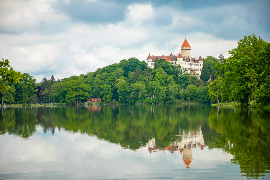 Historic medieval Konopiste Castle in Southern Bohemia