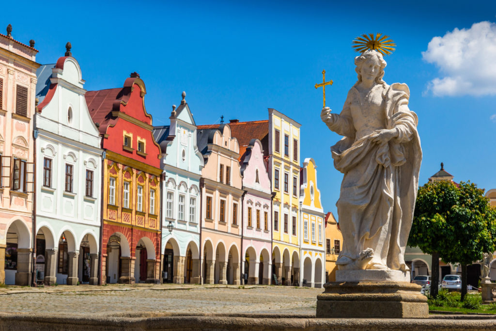 Main square of Telc