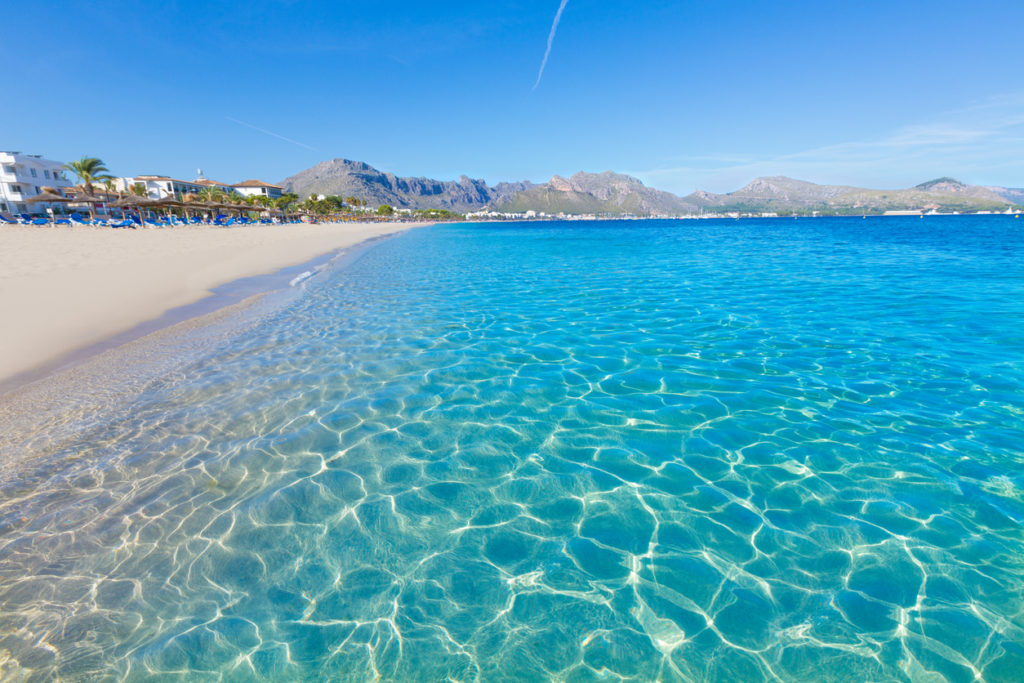 Platja Tamarells in Pollensa